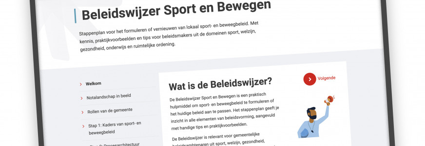 Schrijven of herschrijven van nieuw sportbeleid? Bekijk de vernieuwde beleidswijzer Sport en Bewegen